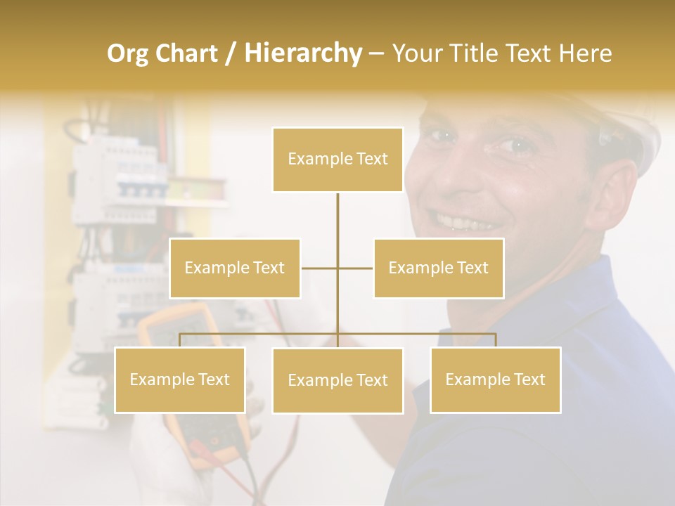 Repair Electrical Human PowerPoint Template