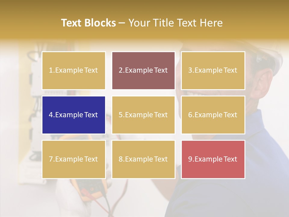 Repair Electrical Human PowerPoint Template