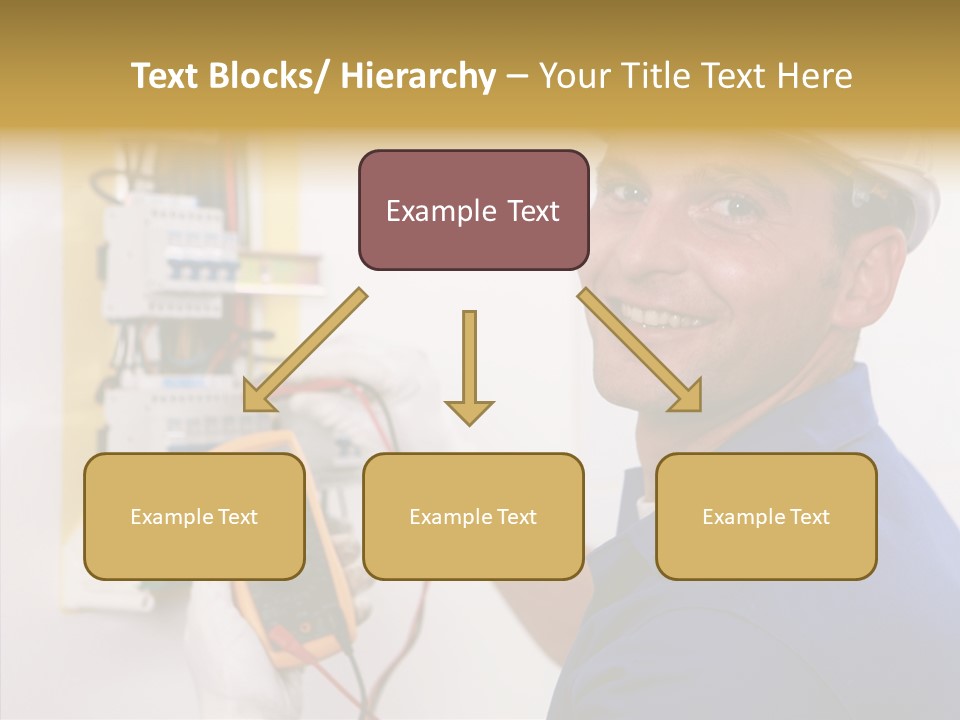 Repair Electrical Human PowerPoint Template