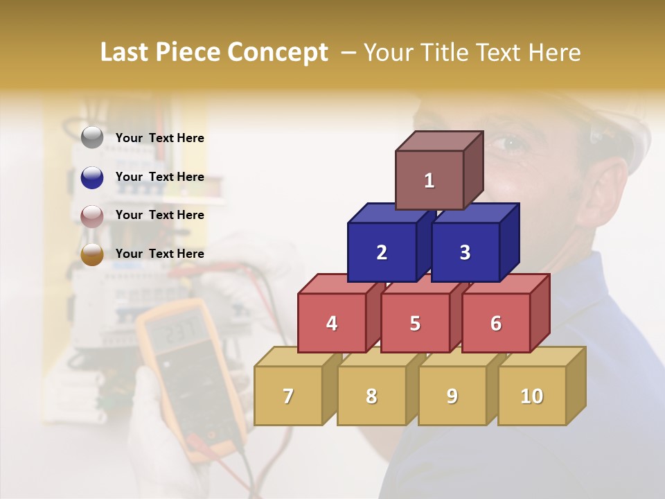 Repair Electrical Human PowerPoint Template