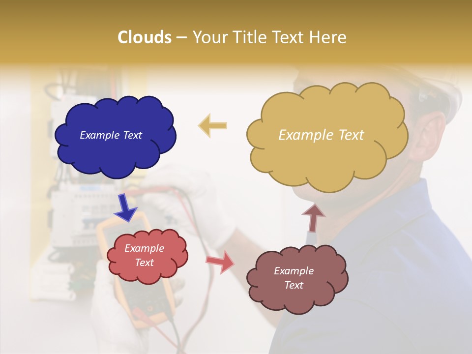 Repair Electrical Human PowerPoint Template