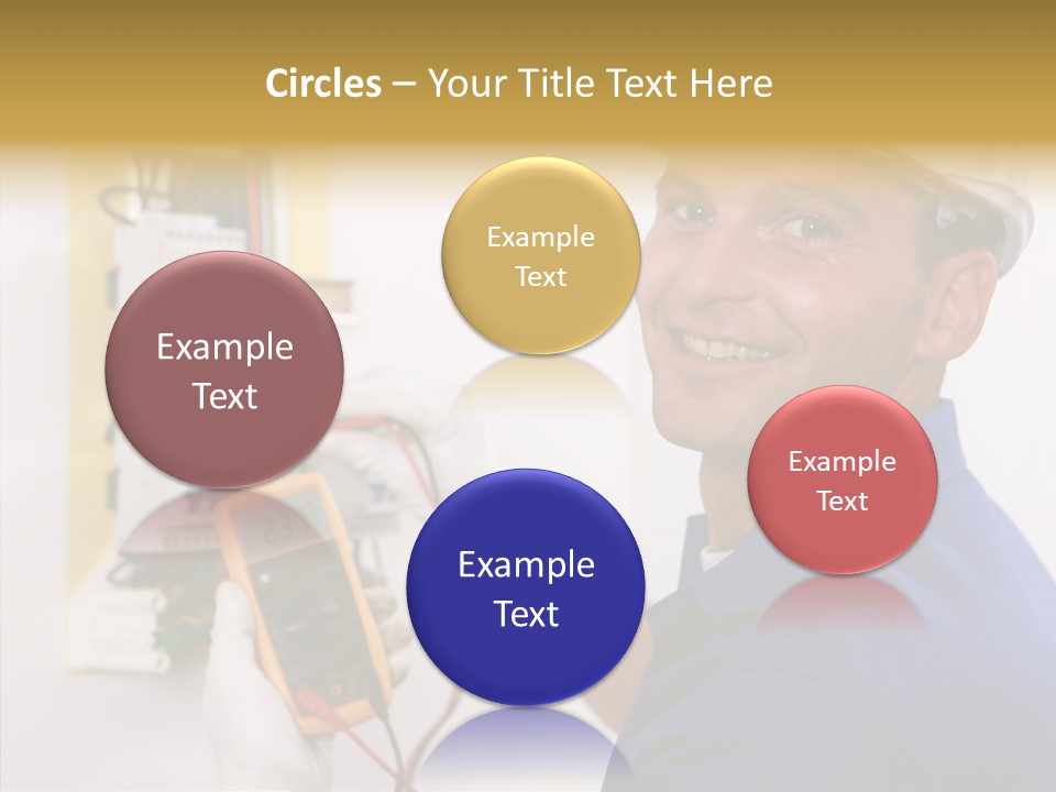 Repair Electrical Human PowerPoint Template