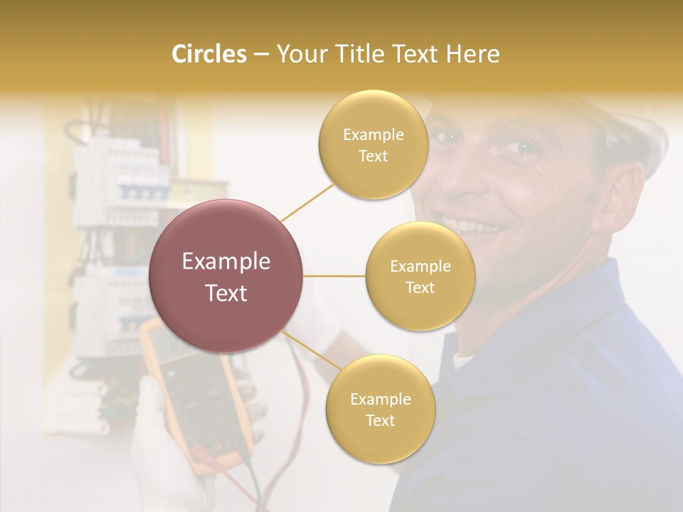 Repair Electrical Human PowerPoint Template