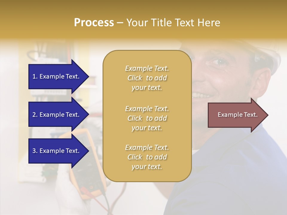 Repair Electrical Human PowerPoint Template