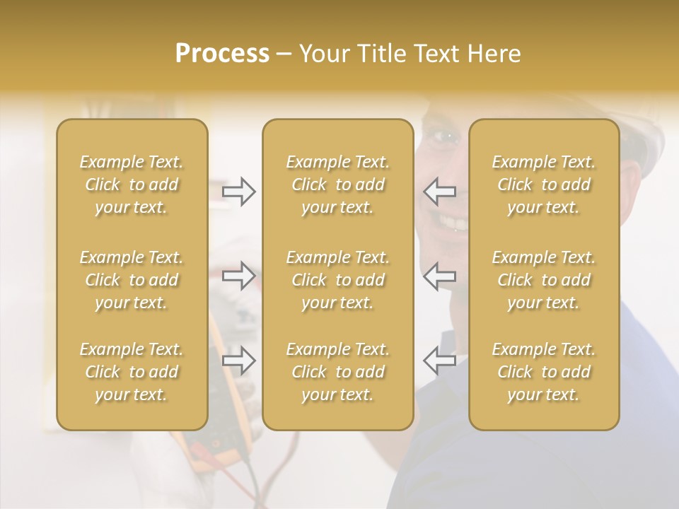 Repair Electrical Human PowerPoint Template