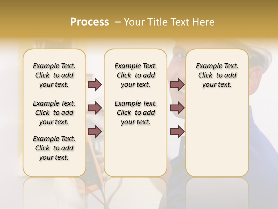 Repair Electrical Human PowerPoint Template