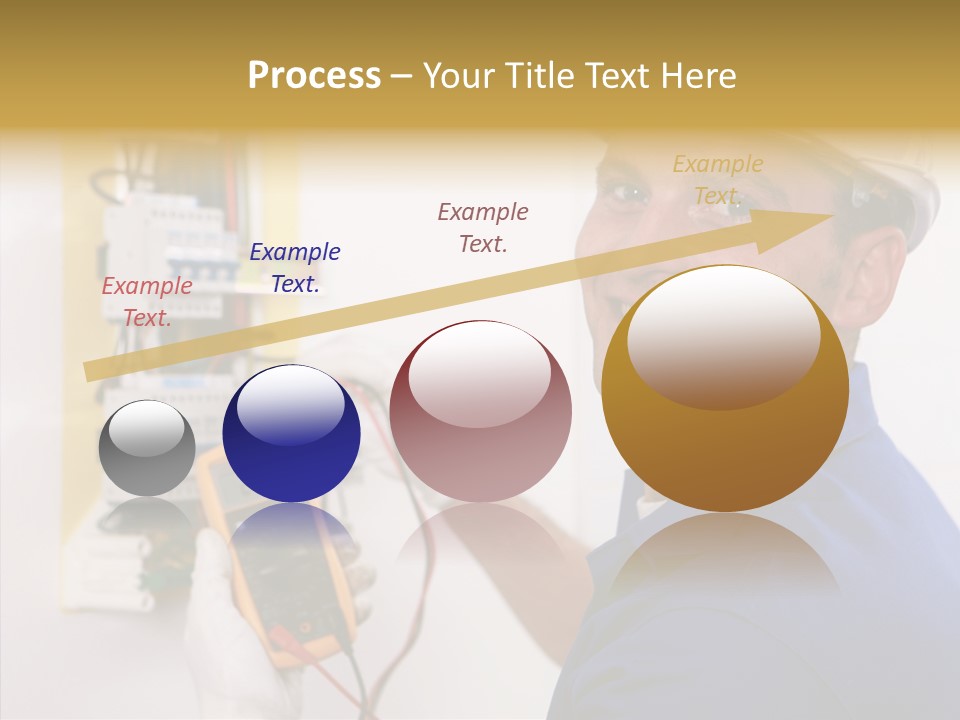 Repair Electrical Human PowerPoint Template