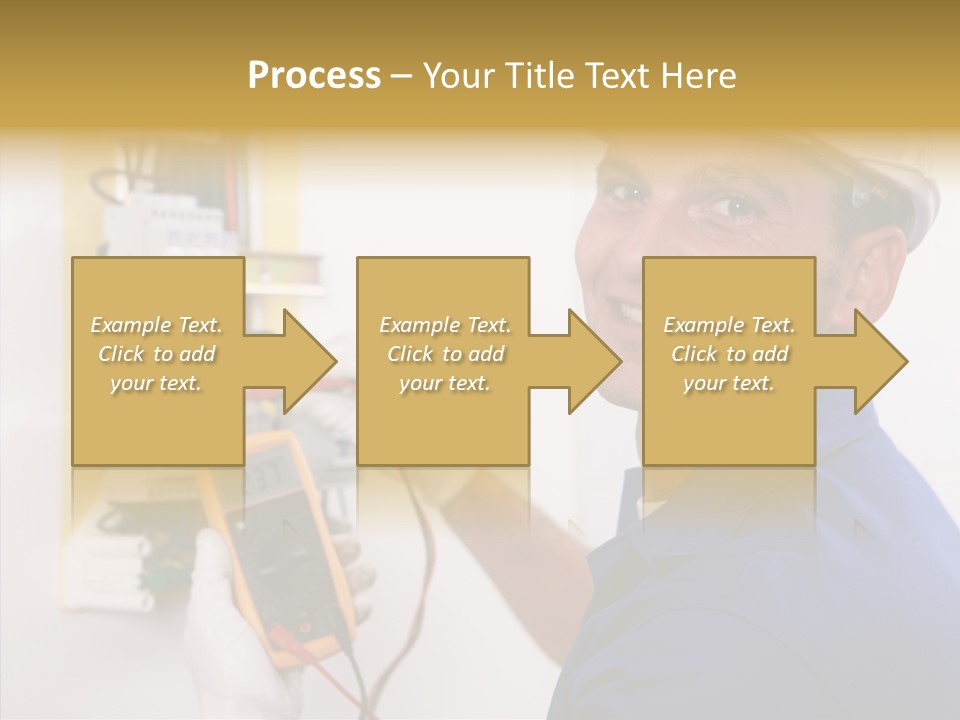 Repair Electrical Human PowerPoint Template