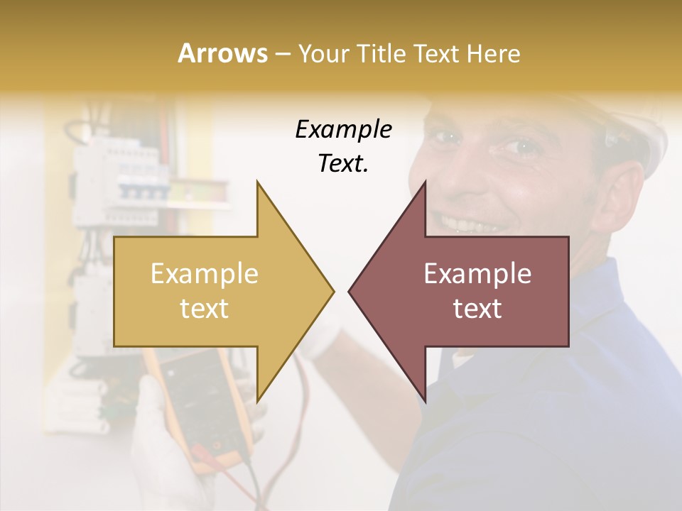 Repair Electrical Human PowerPoint Template