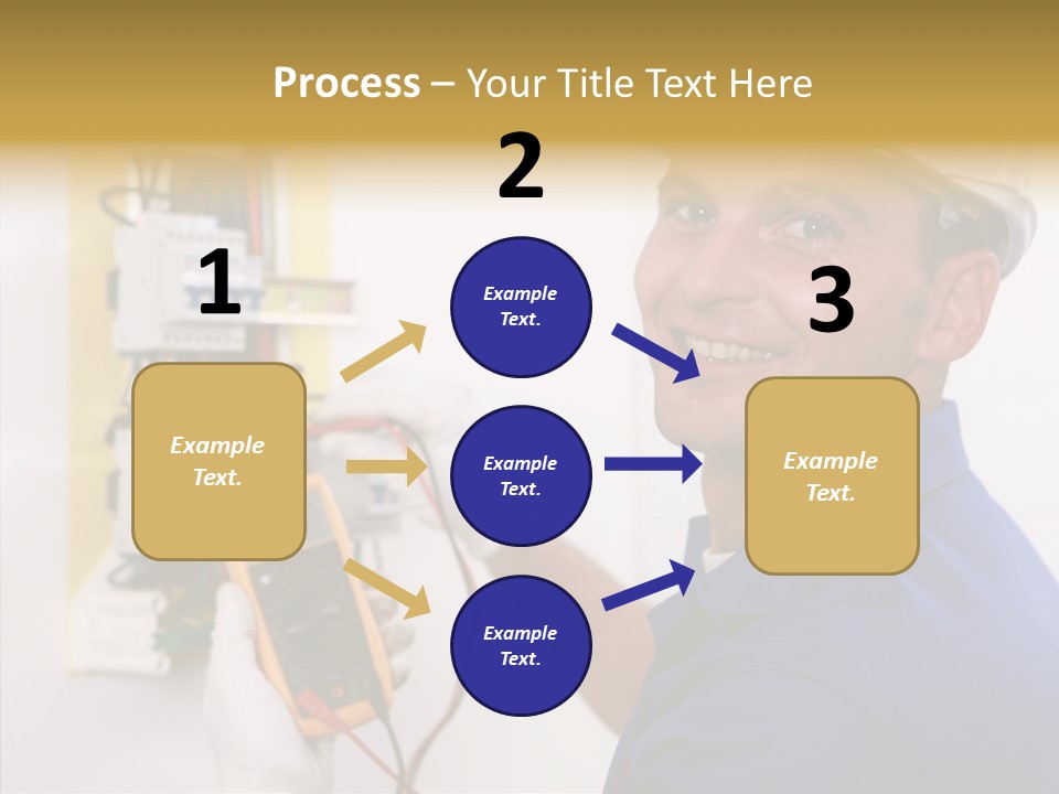 Repair Electrical Human PowerPoint Template