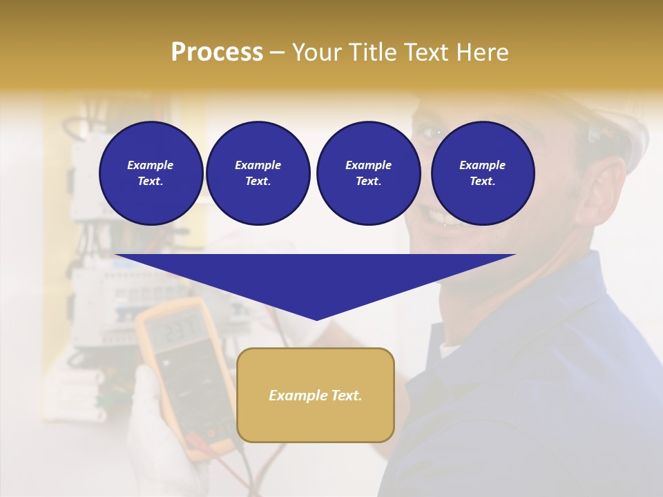 Repair Electrical Human PowerPoint Template