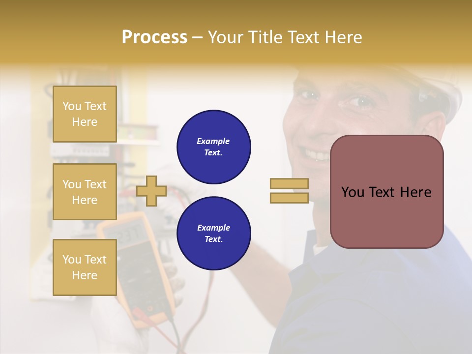 Repair Electrical Human PowerPoint Template