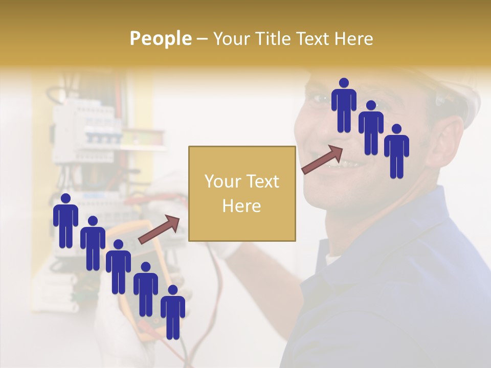 Repair Electrical Human PowerPoint Template