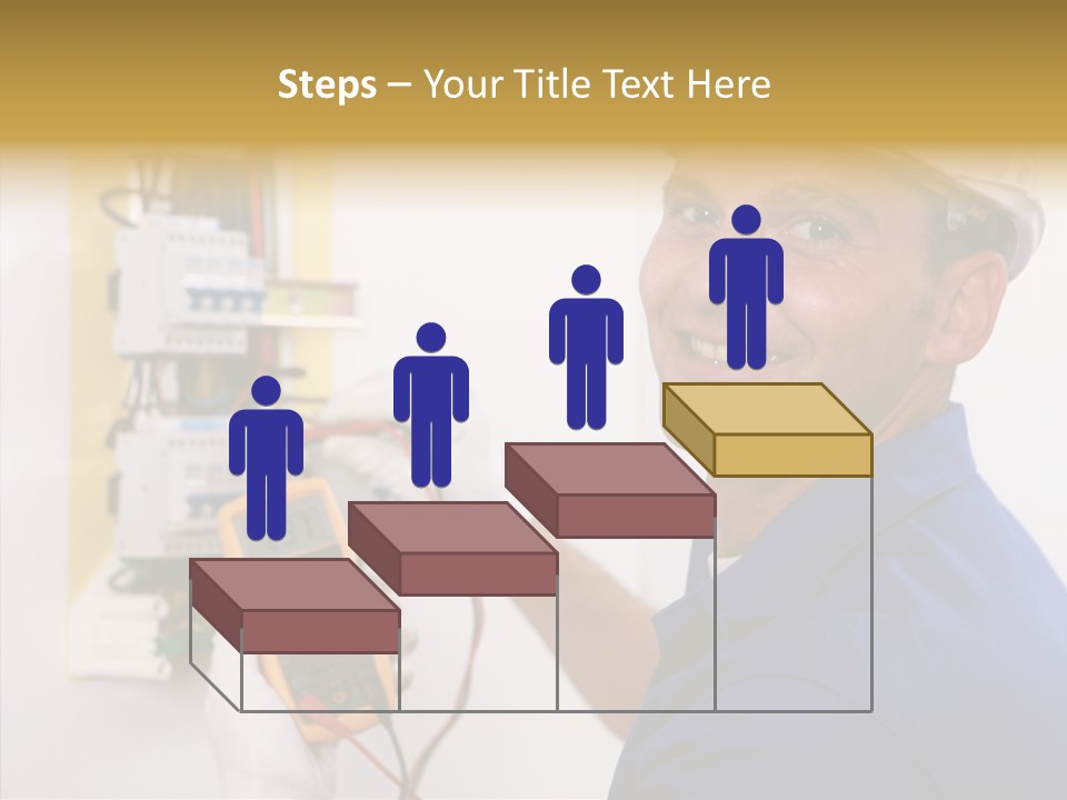 Repair Electrical Human PowerPoint Template