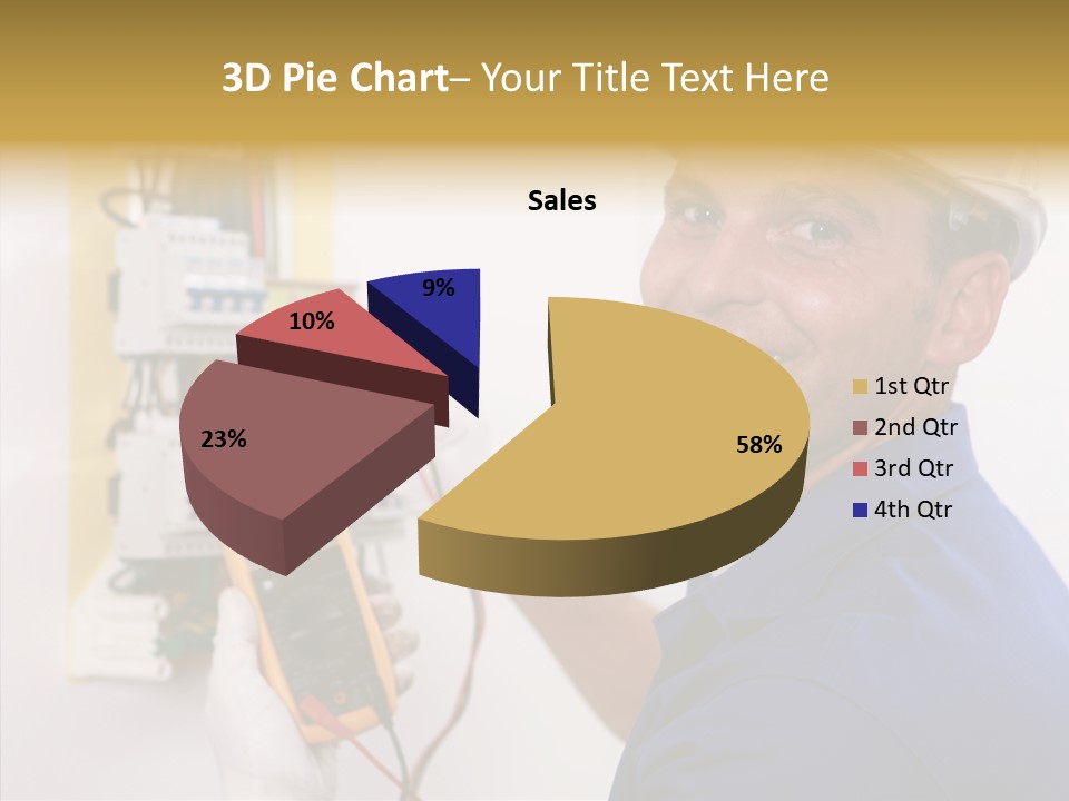 Repair Electrical Human PowerPoint Template
