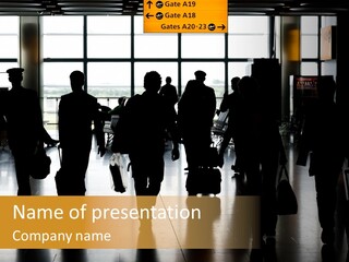 Station Way Gate PowerPoint Template