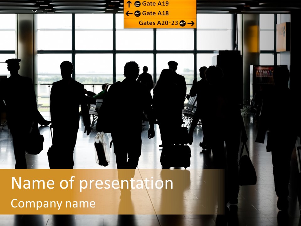 Station Way Gate PowerPoint Template