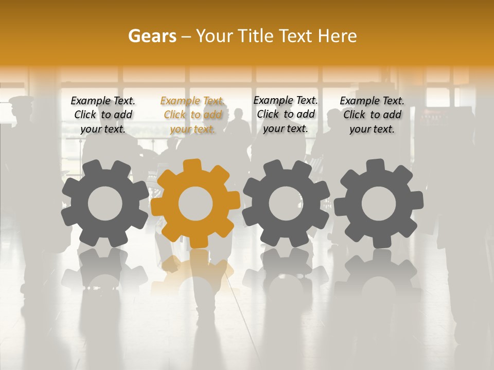 Station Way Gate PowerPoint Template