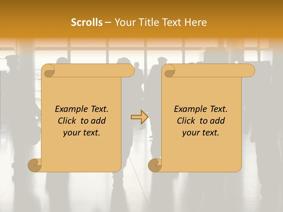 Station Way Gate PowerPoint Template