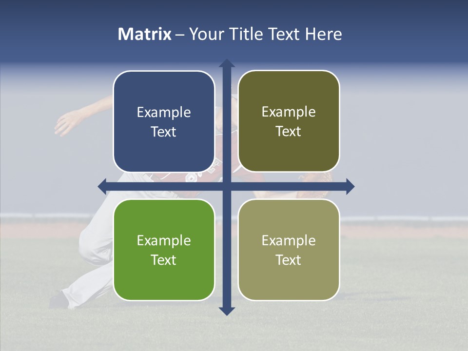 Athlete United States Senior PowerPoint Template