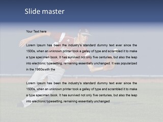 Athlete United States Senior PowerPoint Template