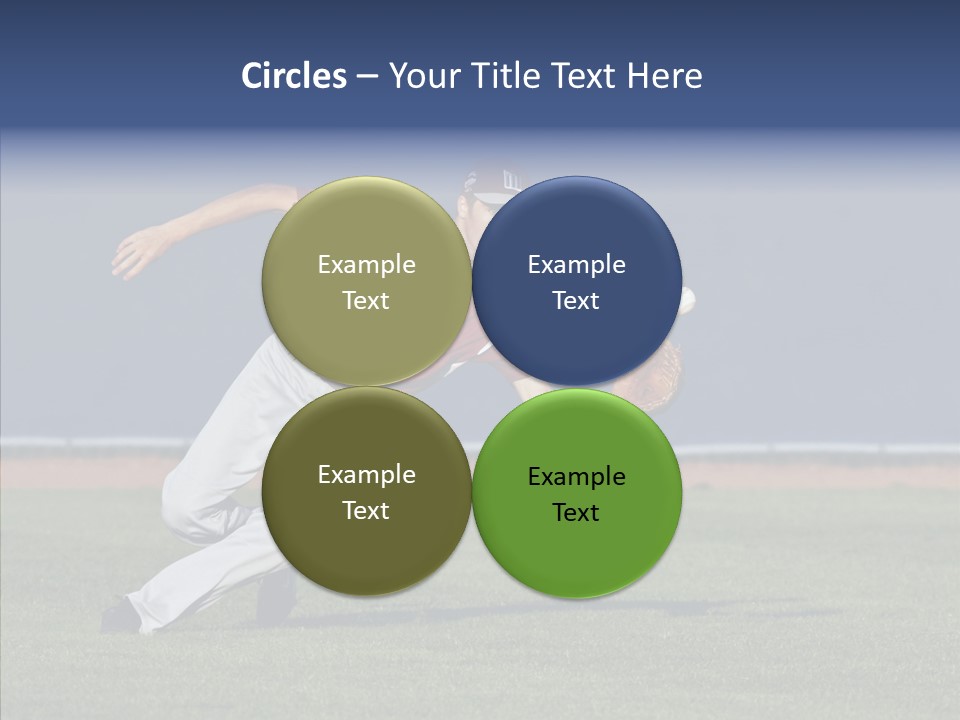Athlete United States Senior PowerPoint Template