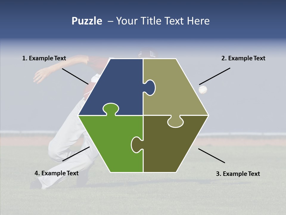 Athlete United States Senior PowerPoint Template