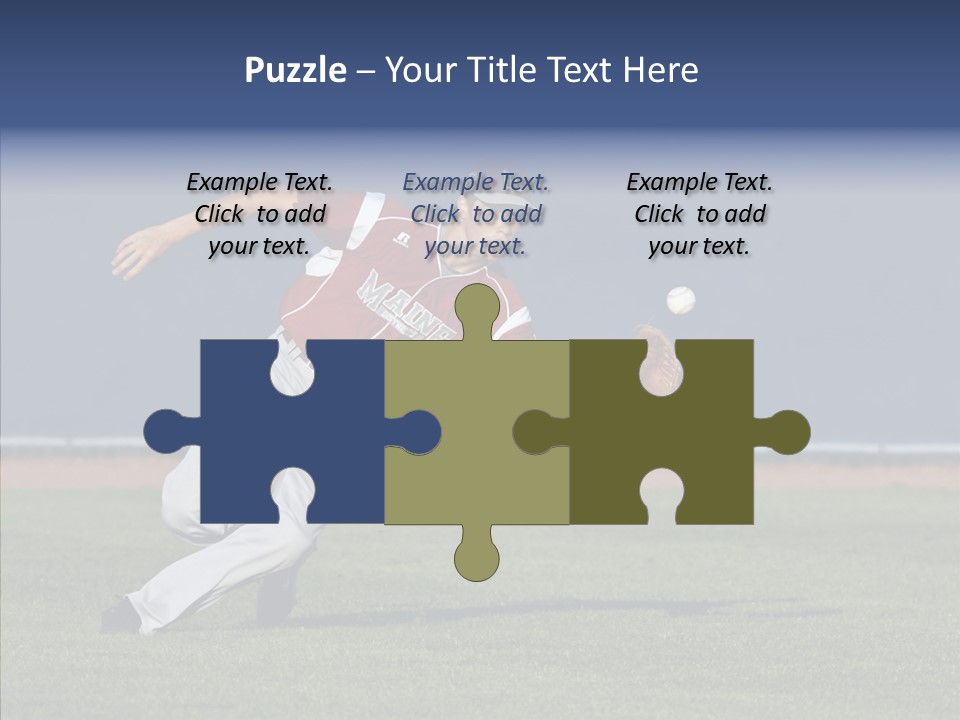 Athlete United States Senior PowerPoint Template