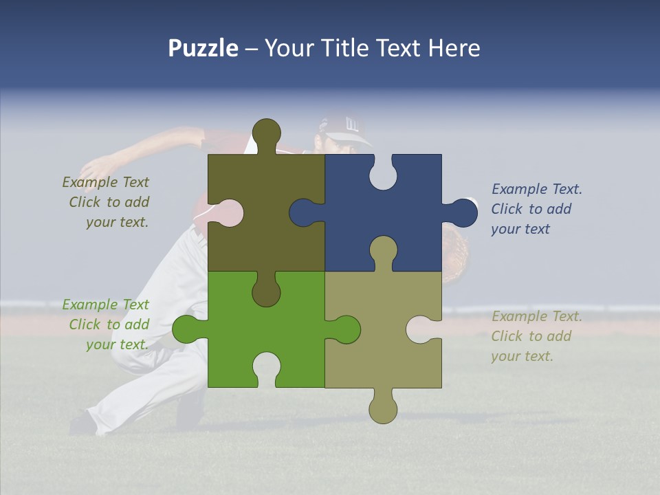 Athlete United States Senior PowerPoint Template