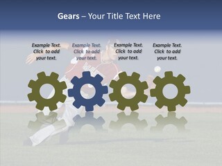 Athlete United States Senior PowerPoint Template