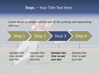 Athlete United States Senior PowerPoint Template