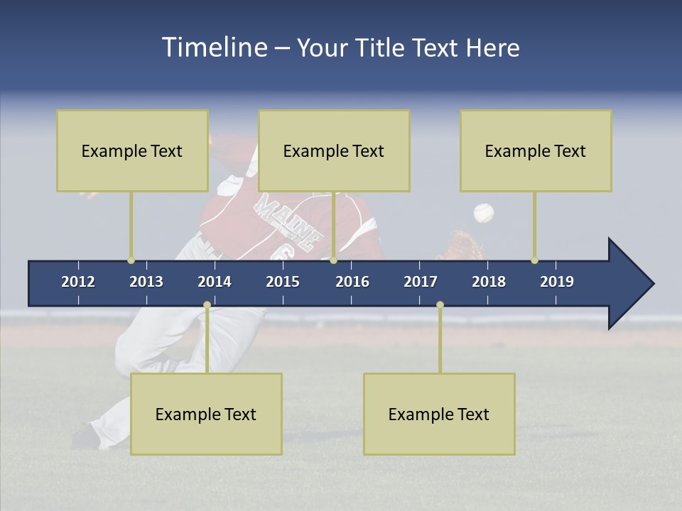 Athlete United States Senior PowerPoint Template