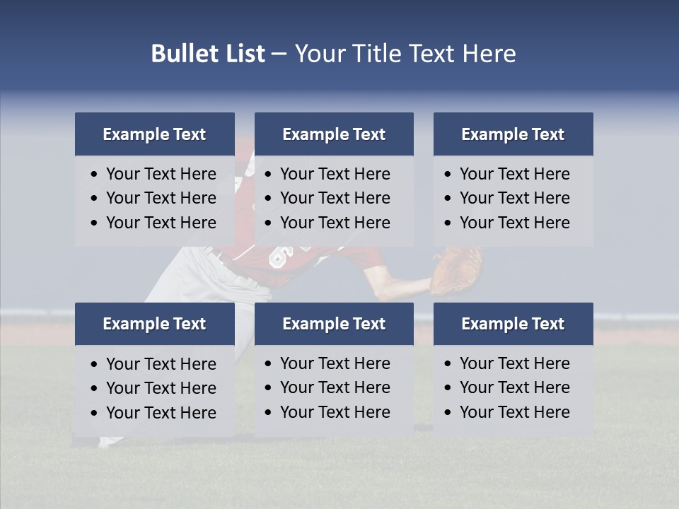 Athlete United States Senior PowerPoint Template