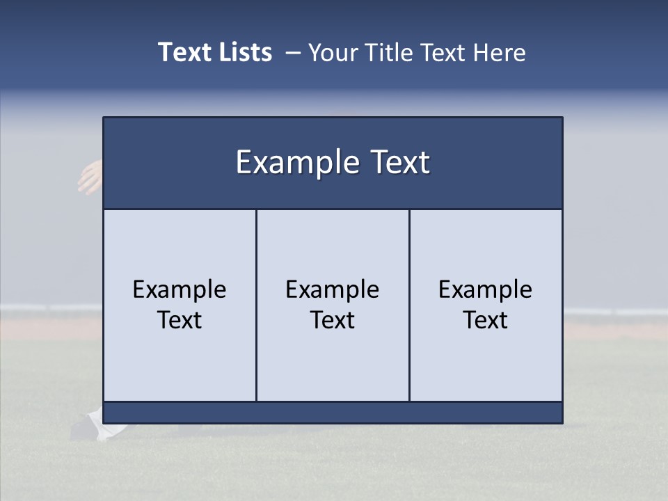 Athlete United States Senior PowerPoint Template
