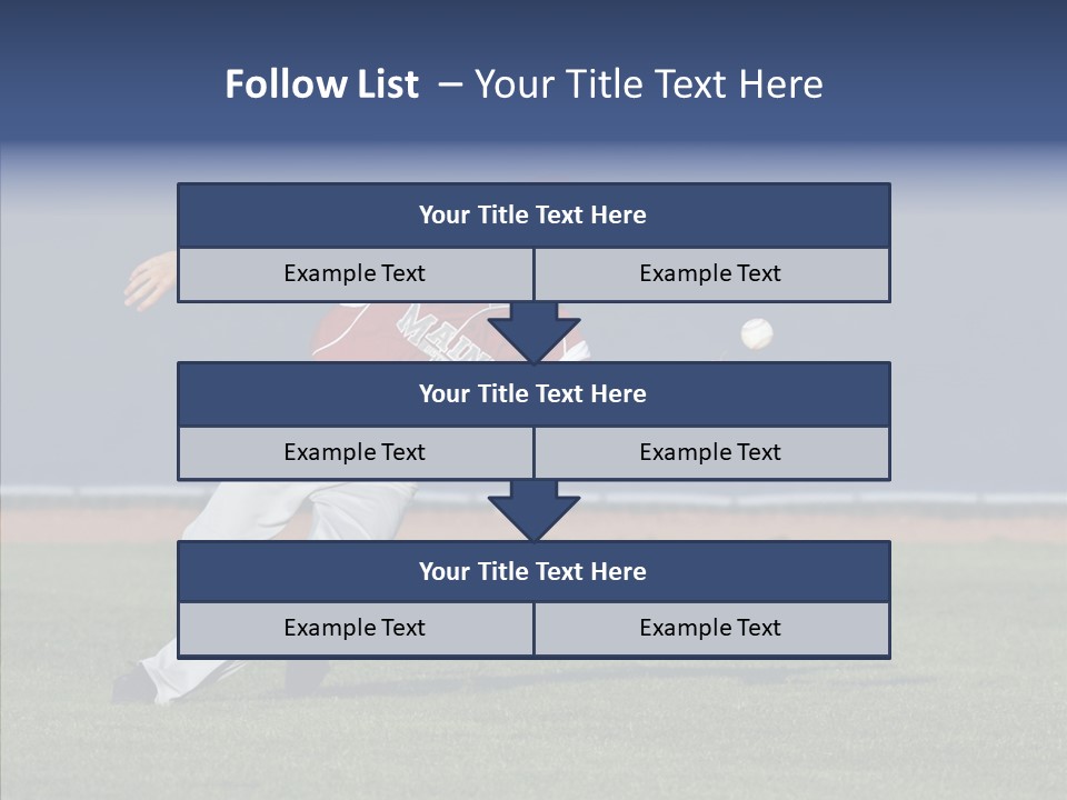 Athlete United States Senior PowerPoint Template