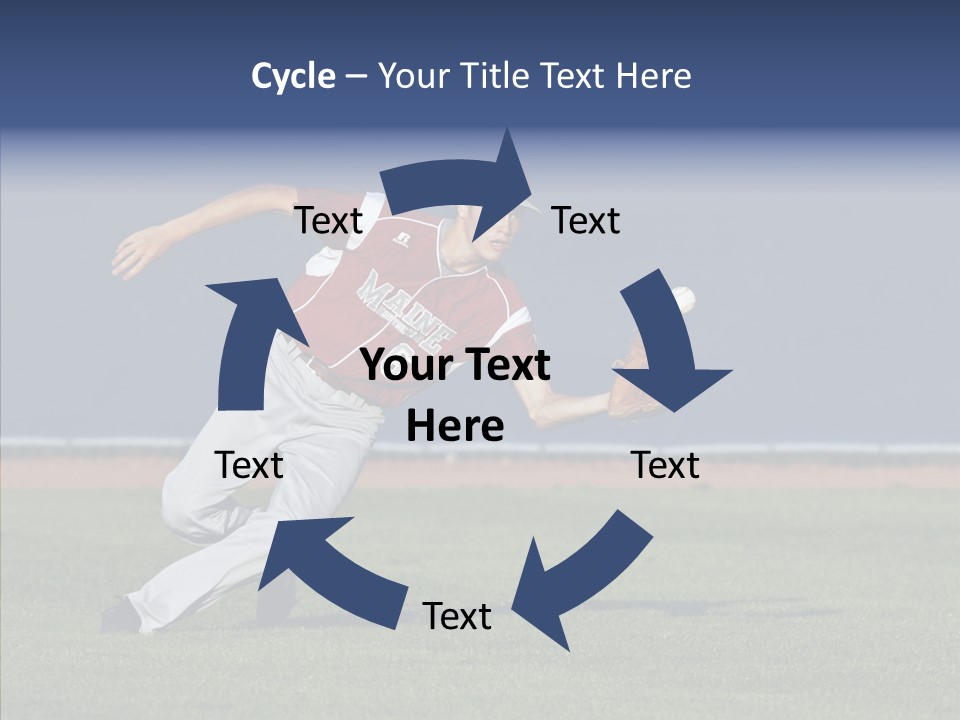 Athlete United States Senior PowerPoint Template