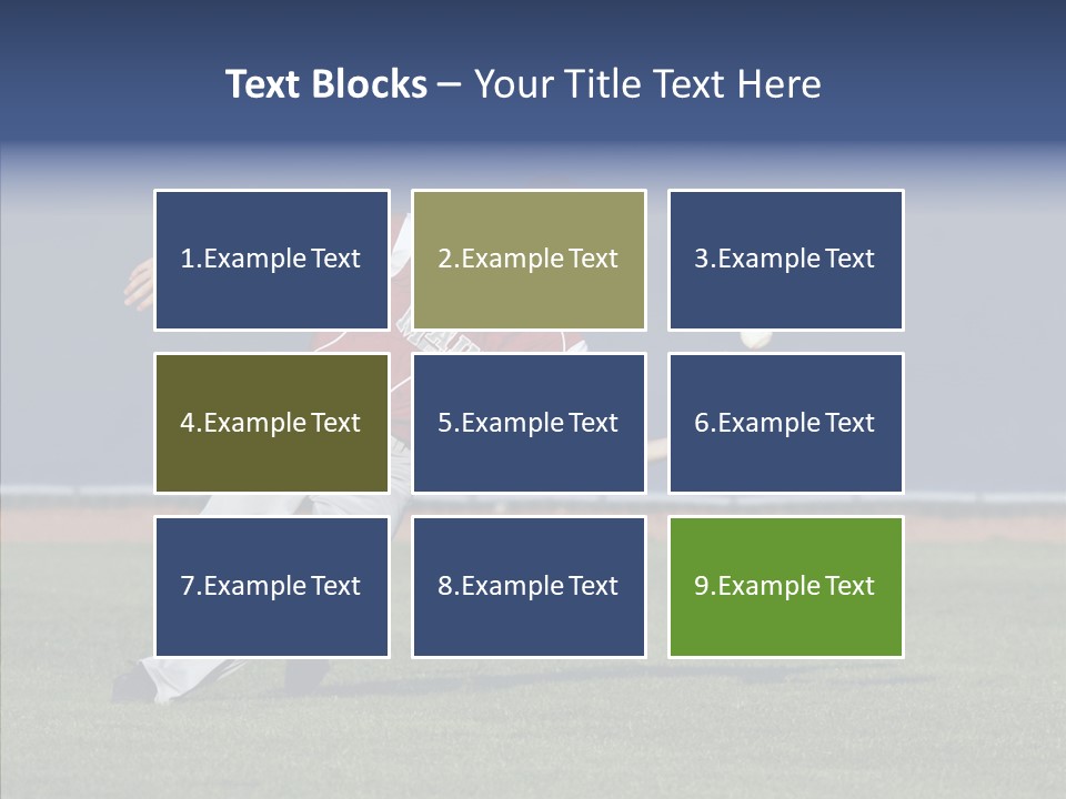 Athlete United States Senior PowerPoint Template