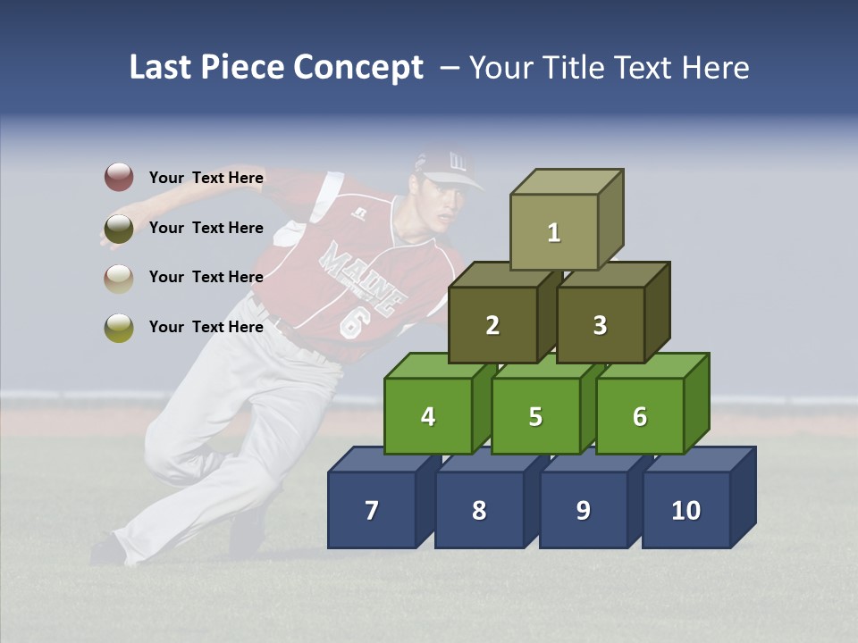 Athlete United States Senior PowerPoint Template