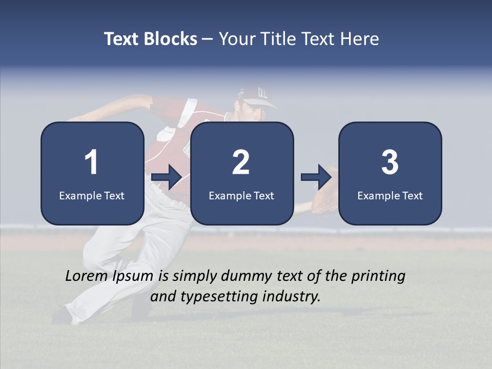 Athlete United States Senior PowerPoint Template