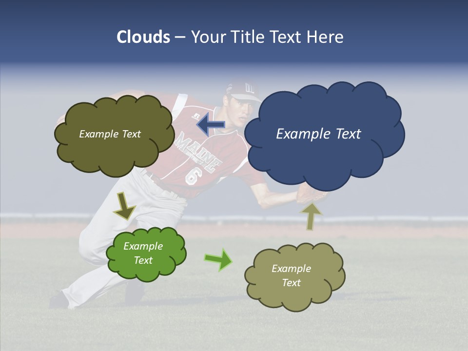Athlete United States Senior PowerPoint Template