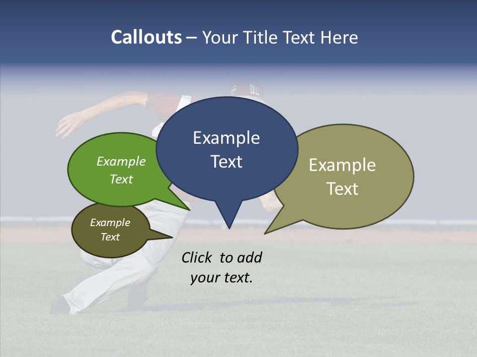 Athlete United States Senior PowerPoint Template