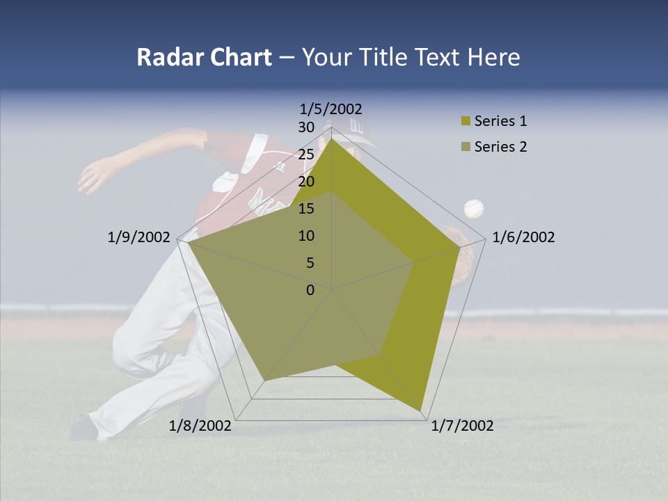 Athlete United States Senior PowerPoint Template