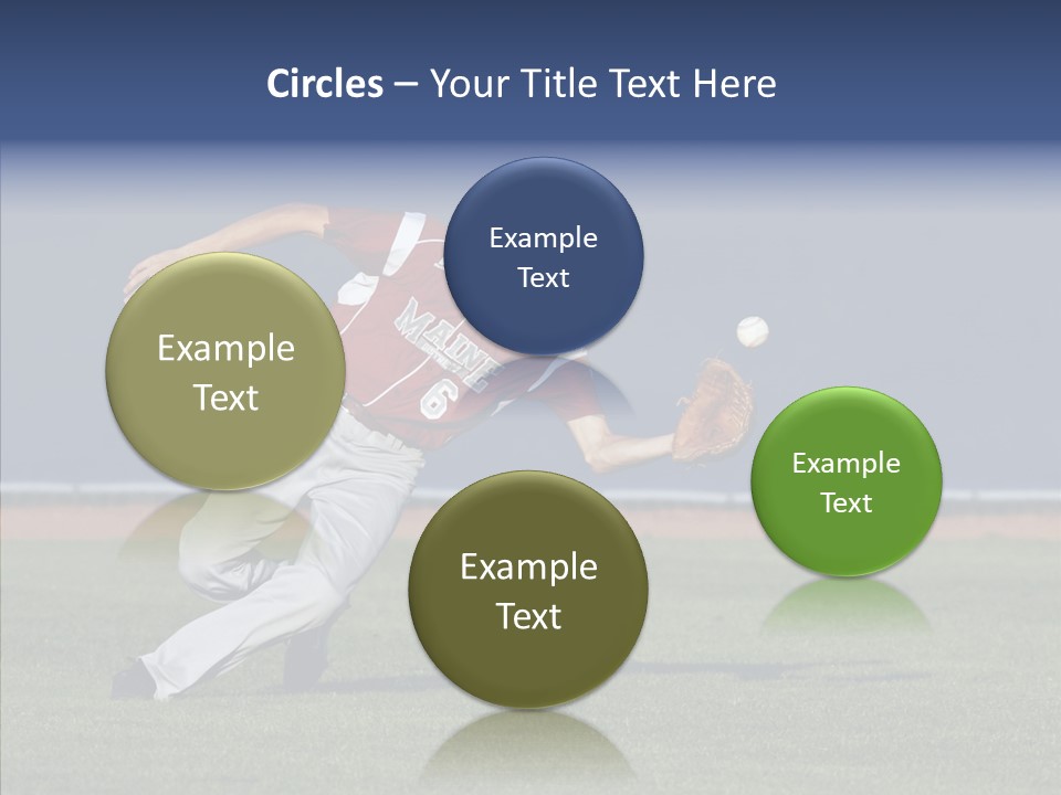 Athlete United States Senior PowerPoint Template