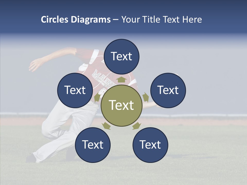 Athlete United States Senior PowerPoint Template