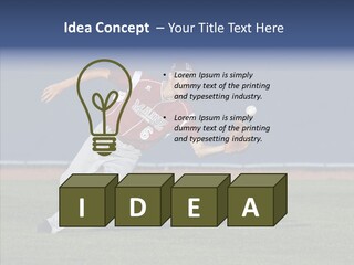 Athlete United States Senior PowerPoint Template