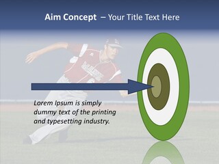 Athlete United States Senior PowerPoint Template