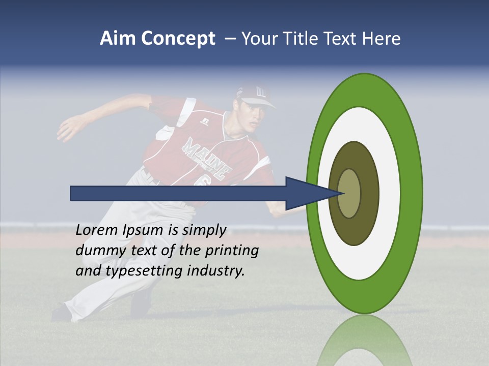 Athlete United States Senior PowerPoint Template