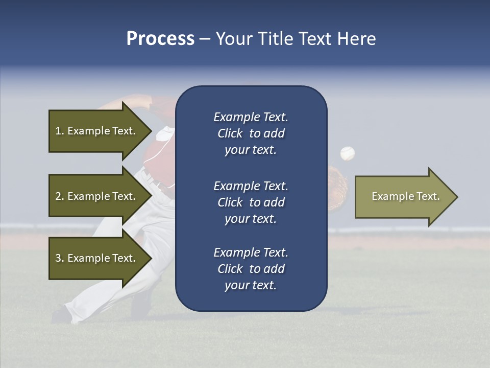 Athlete United States Senior PowerPoint Template