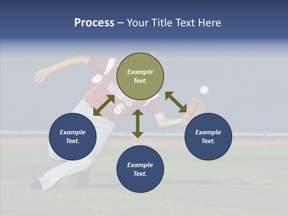 Athlete United States Senior PowerPoint Template