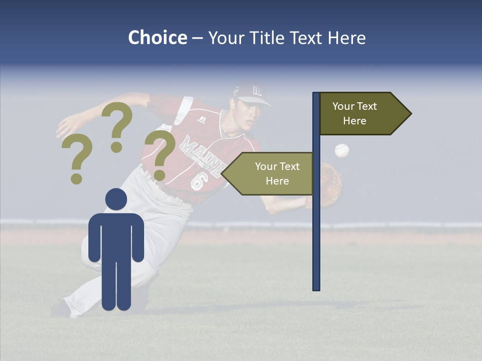 Athlete United States Senior PowerPoint Template